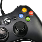Comando USB 2.0 com Fios Gamepad para XBOX360, Plug and Play, Comprimento do Cabo: 2.5m, Para XBOX360, Para XBOX360 (Preto)