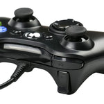 Comando USB 2.0 com Fios Gamepad para XBOX360, Plug and Play, Comprimento do Cabo: 2.5m, Para XBOX360, Para XBOX360 (Preto)