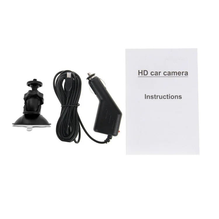 Gravador DVR para Carro G200 720P VGA com Ecrã LCD de 2.4 polegadas, Ângulo de Visão de 100 Graus, Suporte para Gravação em Loop / Detecção de Movimento, G200