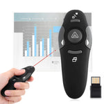 Apresentador Multimédia com Apontador Laser e Recetor USB para Projetor / PC / Portátil, Distância de Controlo: 15m, 016