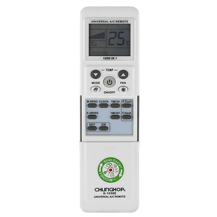 Comando Universal para Ar Condicionado Chunghop (K-1038E), K-1038E