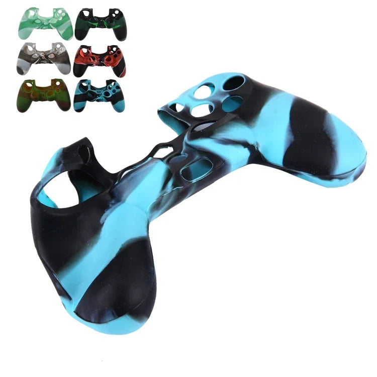 Capa Protetora de Silicone Camuflada para Comando PS4, Entrega de Cor Aleatória, FS-03