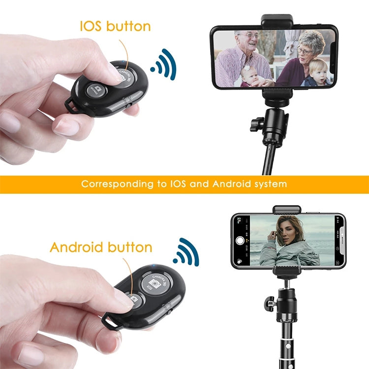 BRCMCOM Chip Universal Bluetooth 3.0 Remote Shutter Camera Control Self-timer, Green, Yellow, White, Black, Blue, Red