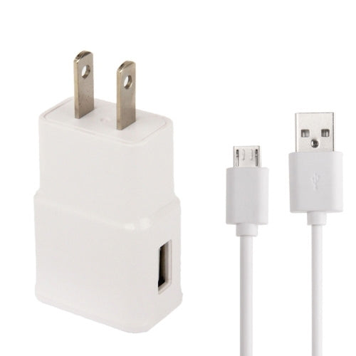 Cabo USB de Sincronização Micro 5 Pinos + Carregador de Viagem com Ficha US