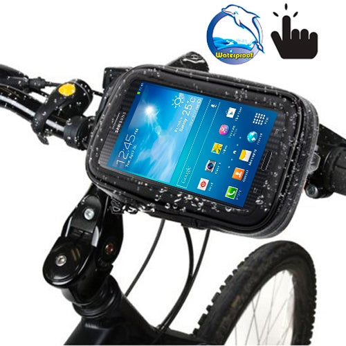 Suporte para Guiador de Bicicleta Bolsa Resistente à Água / Areia / Neve / Sujidade com Fecho e Toque, Adequado para Galaxy Note III / N9000 & Mega 6.3 / i9200, Para Note III