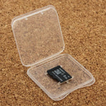 Caixa Transparente para Armazenamento de Cartões Plásticos 100 Unidades para Cartão Micro SD (Cartão TF), Cartão TF