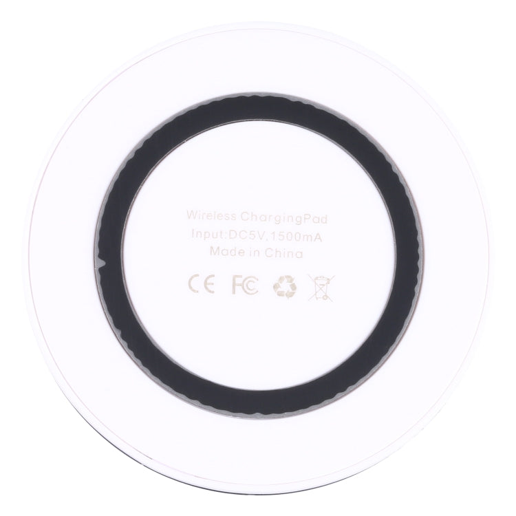 Base de Carregamento Sem Fios Redonda Universal Padrão QI (Branco + Vermelho), Branco + Preto, Preto + Azul, Preto + Vermelho, Branco, Preto + Branco, Preto + Laranja, Cinzento + Preto, Branco + Vermelho