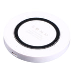 Base de Carregamento Sem Fios Redonda Universal Padrão QI (Branco + Vermelho), Branco + Preto, Preto + Azul, Preto + Vermelho, Branco, Preto + Branco, Preto + Laranja, Cinzento + Preto, Branco + Vermelho