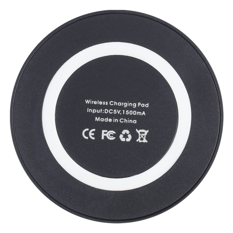 Base de Carregamento Sem Fios Redonda Universal Padrão QI (Branco + Vermelho), Branco + Preto, Preto + Azul, Preto + Vermelho, Branco, Preto + Branco, Preto + Laranja, Cinzento + Preto, Branco + Vermelho