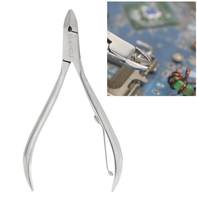 Baku BK-108 Alicate Mini Micro de Precisão com Mandíbulas Retas em Aço Inoxidável de Alta Qualidade, Cortador de Fios, Ferramenta Nipper, BK-108
