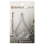Baku BK-108 Alicate Mini Micro de Precisão com Mandíbulas Retas em Aço Inoxidável de Alta Qualidade, Cortador de Fios, Ferramenta Nipper, BK-108