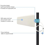 Antena Dipolo Log-Periódica Exterior de Alta Ganho 11dBi 800~960/1710~2500MHZ N fêmea, N fêmea