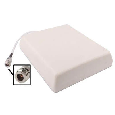 Antena Painel de Montagem em Parede 8dBi 800~960/1710~2500MHZ, Conector N Fêmea