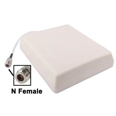 Antena Painel de Montagem em Parede 8dBi 800~960/1710~2500MHZ, Conector N Fêmea