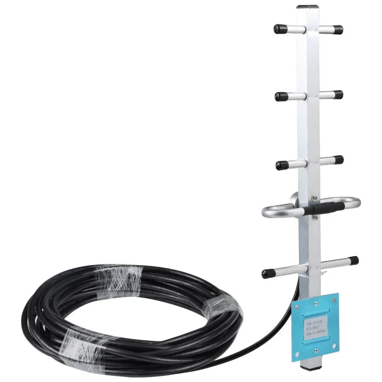Antena Yagi GSM 824-960MHZ 12 dBi Conector N Macho, Comprimento do Cabo: 15m, 824-960MHZ, Conector N Macho