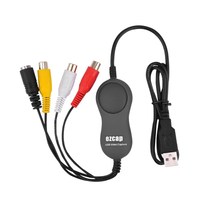 Ezcap Captura de Vídeo USB 2.0, Suporta Formato de Gravação MPEG 2, Sistema TV: PAL / NTSC