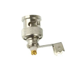 Adaptador Conector Curvo BNC Macho para Cabo Coaxial, BNC Macho