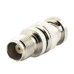 Adaptador Conector RF Coaxial BNC Macho para TNC Fêmea, RF Coaxial