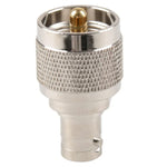 Adaptador Conector de Placa UHF Macho UG-273 para BNC Fêmea com Revestimento de Níquel, UHF Macho para BNC Fêmea