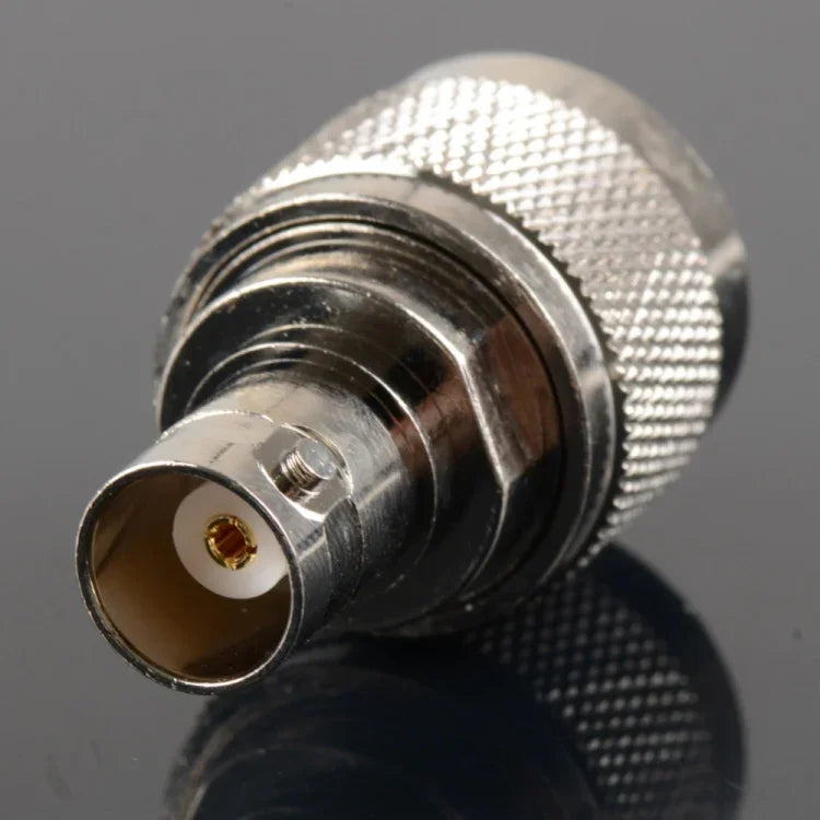 Adaptador Conector de Placa UHF Macho UG-273 para BNC Fêmea com Revestimento de Níquel, UHF Macho para BNC Fêmea