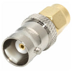 Adaptador Conector Fêmea BNC para Macho SMA, BNC para SMA
