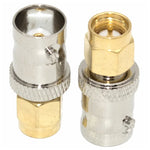 Adaptador Conector Fêmea BNC para Macho SMA, BNC para SMA