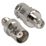 Conector Fêmea BNC para Conector Fêmea SMA, BNC para SMA