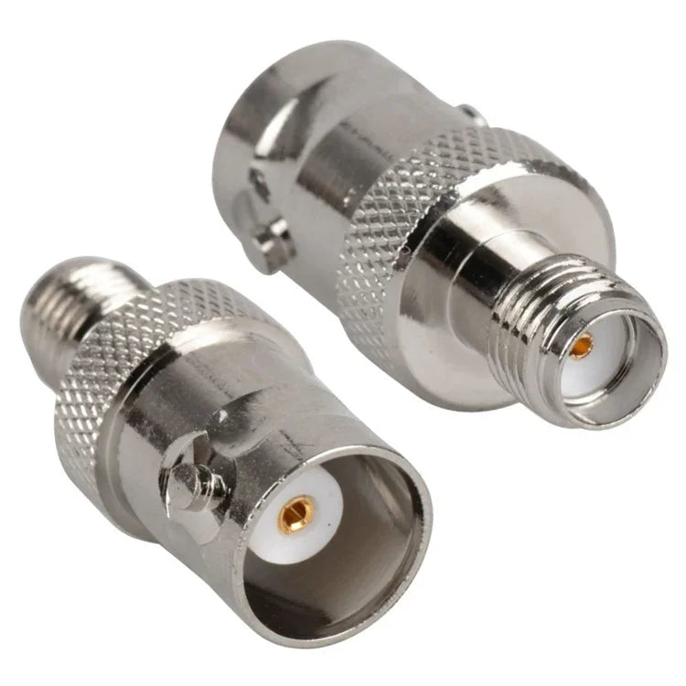 Conector Fêmea BNC para Conector Fêmea SMA, BNC para SMA