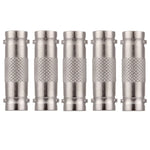 5 Peças de Adaptador Conector Fêmea BNC para Fêmea BNC, Fêmea BNC para Fêmea BNC