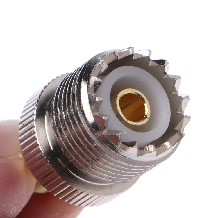 Conector UHF Fêmea para SMA Fêmea, UHF Fêmea para SMA Fêmea