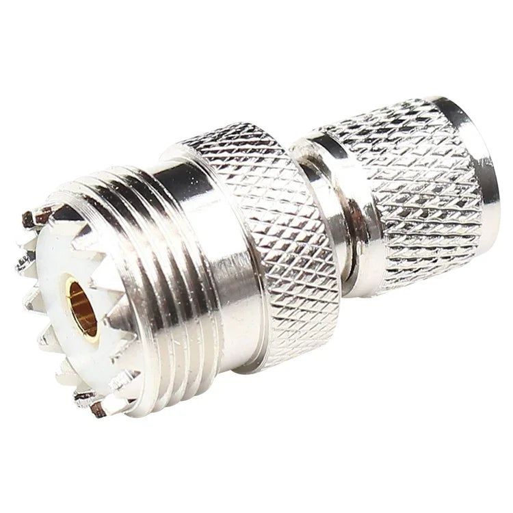 Conector UHF Fêmea para Mini UHF Macho, UHF Fêmea para UHF Macho