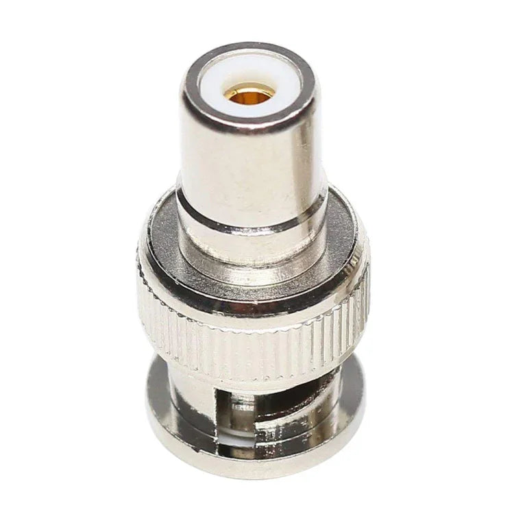 Adaptador de Cabo Coaxial Conector BNC Macho para RCA Fêmea, Macho para RCA