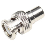 Adaptador de Cabo Coaxial Conector BNC Macho para RCA Fêmea, Macho para RCA
