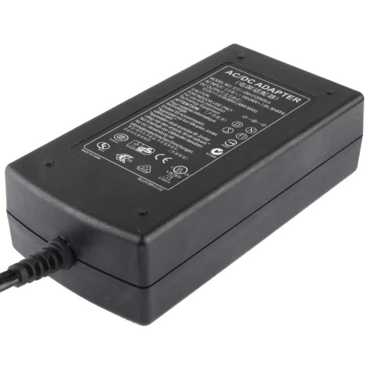 Adaptador de Corrente AC para DVR 12V 4A com Ficha EU / 8 Canais, Pontas de Saída: 5.5 x 2.5mm, Ficha AU 12V 4A, Ficha UK 12V 4A, Ficha US 12V 4A, Ficha EU 12V 4A
