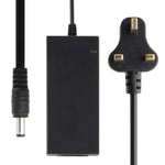 Adaptador de Corrente AC para DVR 12V 5A com Ficha US / 16 Canais, Pontas de Saída: 5.5 x 2.5mm, Ficha UK 12V 5A, Ficha US 12V 5A, Ficha EU 12V 5A, Ficha AU 12V 5A