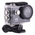 H9 4K Ultra HD1080P 12MP Ecrã LCD de 2 polegadas Câmara Desportiva WiFi, Lente Grande Angular de 170 Graus, Impermeável até 30m, H9 4K (Preto)