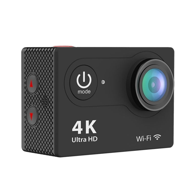 H9 4K Ultra HD1080P 12MP Ecrã LCD de 2 polegadas Câmara Desportiva WiFi, Lente Grande Angular de 170 Graus, Impermeável até 30m, H9 4K (Preto)
