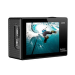 H9 4K Ultra HD1080P 12MP Ecrã LCD de 2 polegadas Câmara Desportiva WiFi, Lente Grande Angular de 170 Graus, Impermeável até 30m, H9 4K (Preto)