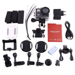 H9 4K Ultra HD1080P 12MP Ecrã LCD de 2 polegadas Câmara Desportiva WiFi, Lente Grande Angular de 170 Graus, Impermeável até 30m, H9 4K (Preto)