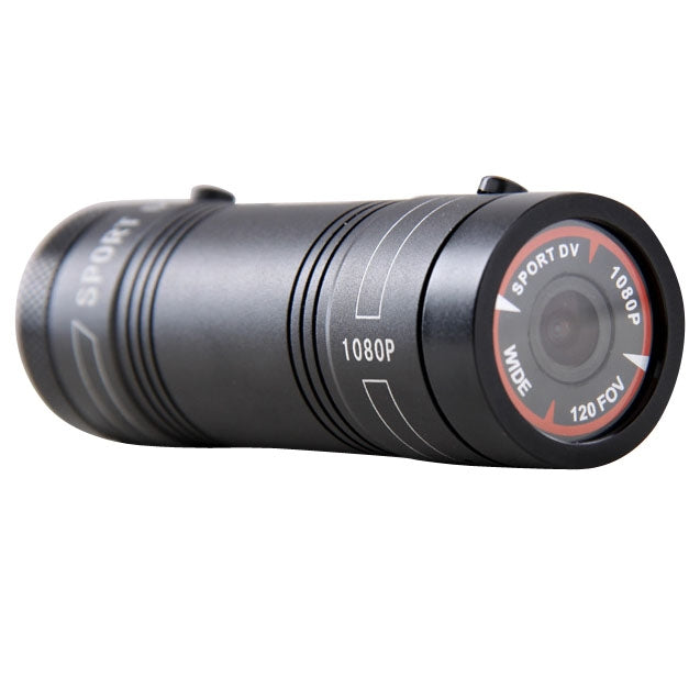 Câmara de Capacete de Ação F9 Full HD 1080P / Câmara Desportiva / Câmara para Bicicleta, Suporta Cartão TF, Lente Grande Angular de 120 Graus, F9