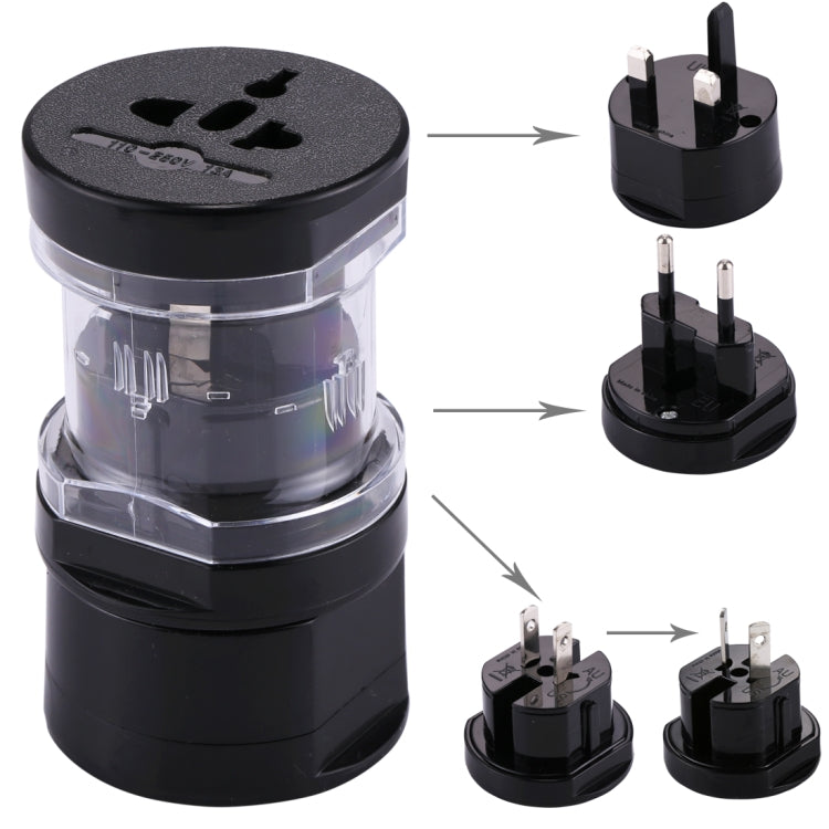 Adaptador Universal de Viagem Tudo em 1 EU + AU + UK + US Plug
