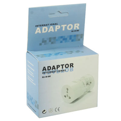 Adaptador Universal de Viagem Tudo em 1 EU + AU + UK + US Plug