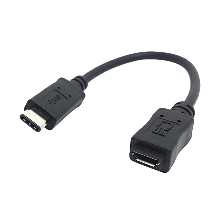 Cabo CY-201 USB 3.1 Tipo-C Macho para Micro USB 2.0 Fêmea Para Nokia N1, Comprimento do Cabo: 20cm