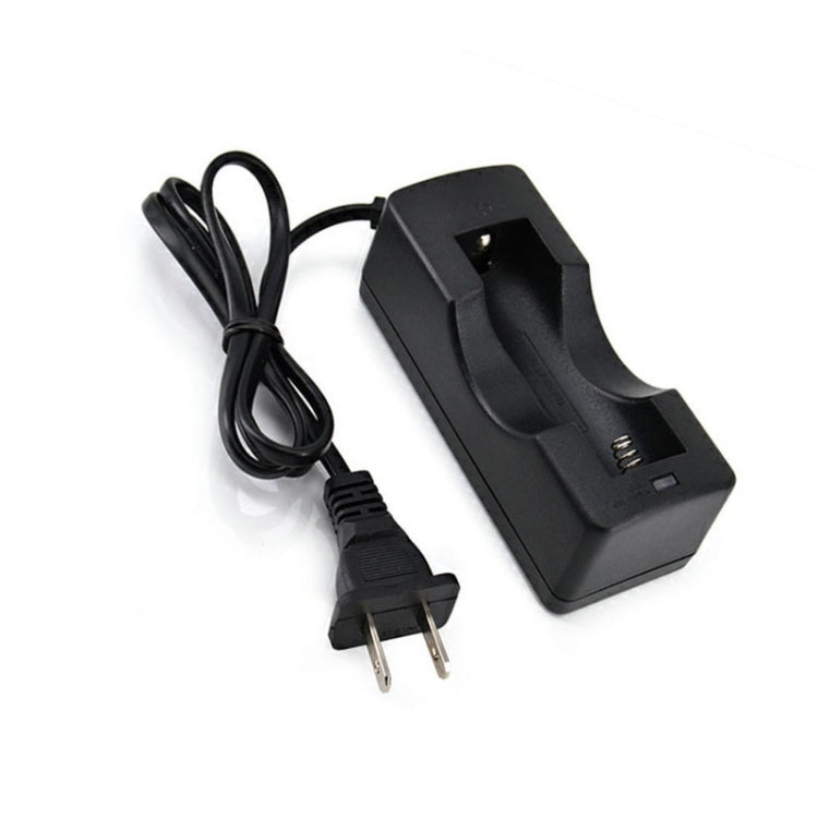 Carregador de Bateria para 18650, Saída: 4.2V/650mA, Plug US, 650mA com cabo