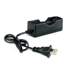 Carregador de Bateria para 18650, Saída: 4.2V/650mA, Plug US, 650mA com cabo