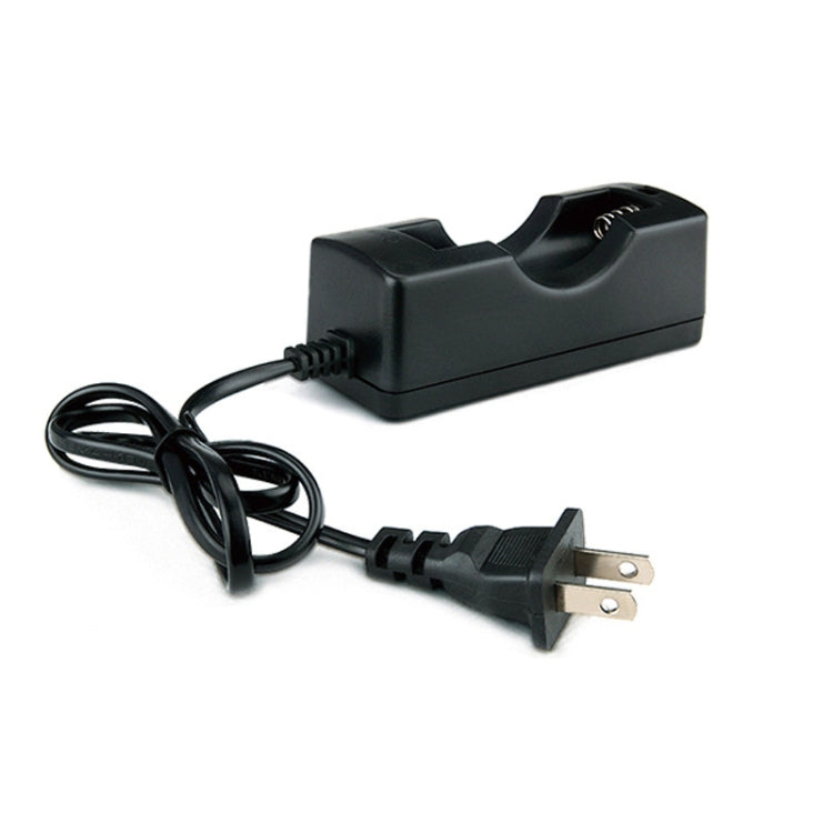 Carregador de Bateria para 18650, Saída: 4.2V/650mA, Plug US, 650mA com cabo