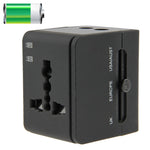 Adaptador Universal de Viagem Internacional 2.1A 2-USB EU / AU / UK / US Plug, 2.1A