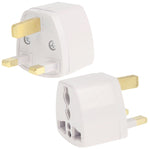 1 Adaptador de Plugue, Adaptador de Energia de Viagem com Plugue de Tomada UK, Plugue UK 1 PC