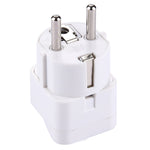 Adaptador de Plugue WD-9, Adaptador de Energia de Viagem com Plugue de Tomada Europeu