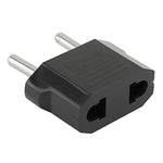 4 Adaptadores de Carregador de Plugue US para EU, Adaptador de Energia de Viagem com Plugue de Tomada Europeu, Plugue US para EU